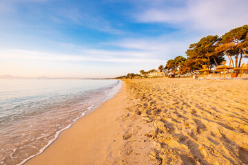 beach at sunset