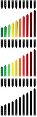 Energy Efficiency Class - Energy Label - Horizontal Trio