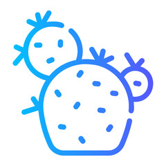 cactus gradient icon