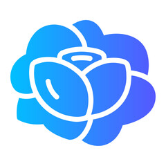 camellia gradient icon
