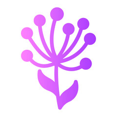 dandelion gradient icon