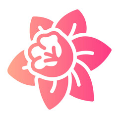 daffodil gradient icon