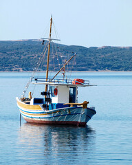 A traditional fishing boat 