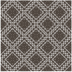 Vector geometric ornament in ethnic style. Seamless pattern with  abstract shapes, repeat tiles. Vintage retro texture.Repeating pattern for decor, fabric,textile and fabric.