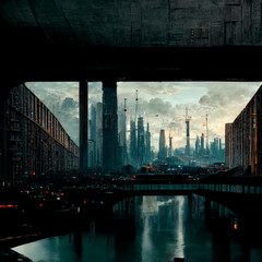 The city  of future skylines 