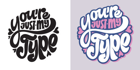 Motivation hand drawn lettering postcard, t-shirt design, mug print. Lettering art.