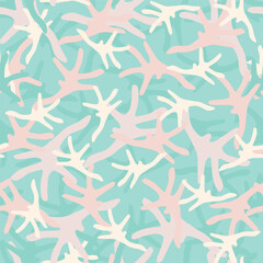 Pink and blue abstract background with spots, seamless pattern. Decorative background for wrapping paper, wallpaper, textile, greeting cards and invitations.