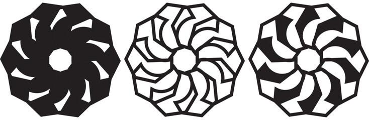 This stunning abstract radial picture is the perfect addition to your collection of modern and graphic designs.
