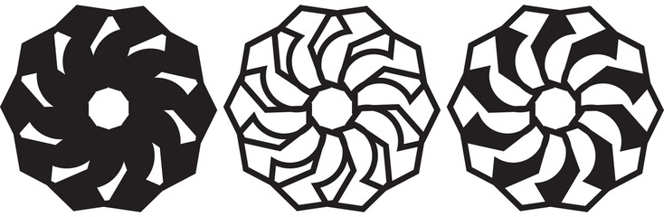 This stunning abstract radial picture is the perfect addition to your collection of modern and graphic designs.