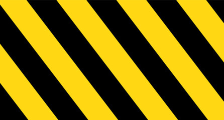 Black and yellow striped tape. Caution tape. Vector.