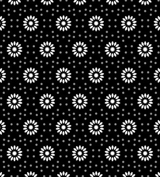 seamless black and white pattern background wallpaper