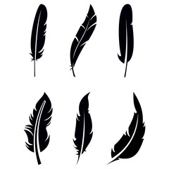 set of feather
