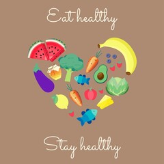 Illustration for world food day