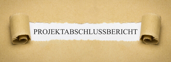 Projektabschlussbericht