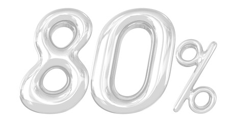 Percent 80  Silver Number 3d 