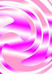 The background image is in pink tones, using shapes to arrange. Composition with gradation used for graphics