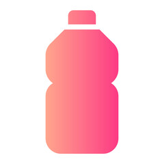 water bottle gradient icon