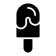 ice cream glyph icon