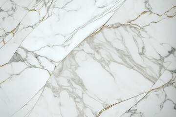 White marble background. AI
