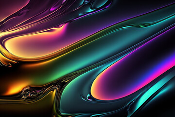 digital art iridescent glassy gradient texture wallpaper colorful graphic design