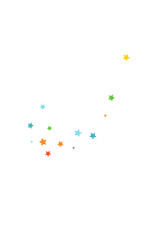 Party Twinkle Vector White Background Sky