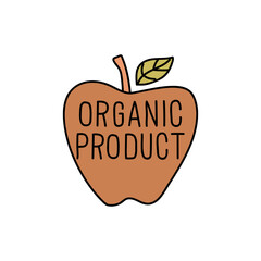 hand drawn organic logos. It can be used for advertising, branding, label, sticker, poster, card.