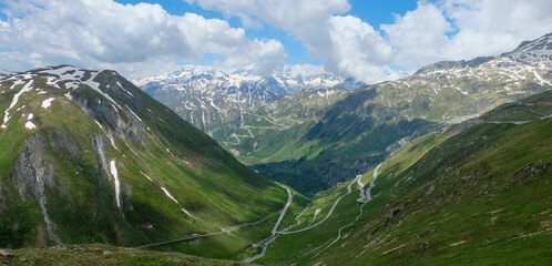 Furkapass in den Schweizer Alpen