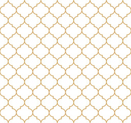 moroccan seamless pattern , oriental style repeat backdrop isolated on transparent background , cut out, png, illustration