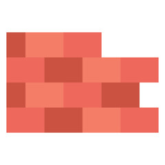 brick layer flat illustration