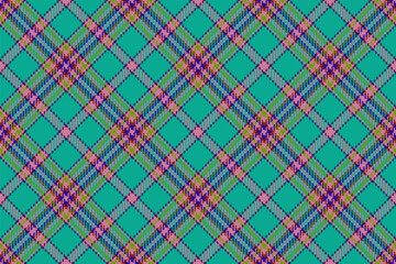 Texture check plaid. Pattern fabric seamless. Vector tartan textile background.