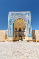 Iwan entrance of the Kalan Mosque at Po-i-Kalan complex, Bukhara