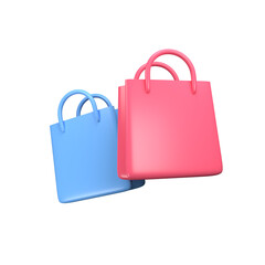 Shopping bag 3D illustration