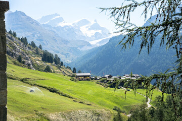 Swiss Alpine Landscape