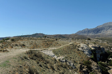 Le site archéologique de Rhizénia près d'Agia Varvara en Crète