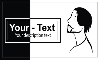 person with a banner