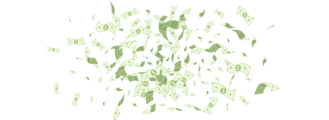 Paper Jackpot Vector White Panoramic Background.