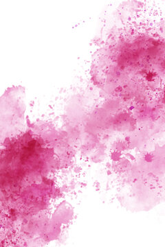 Abstract Purple Splash Watercolor Vintage Wedding Invitation Shape Texture © Mas Water