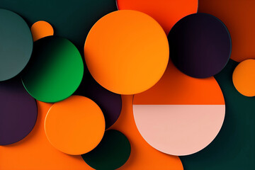 circles wallpaper theme color