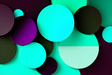 circles wallpaper theme color