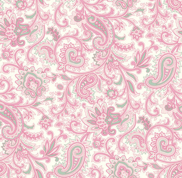 A hand draw paisley pattern vector, texture, paisley background, and pattern. for brand style textiles or decoration sheets, paisley in white background, paisley wallpaper design.