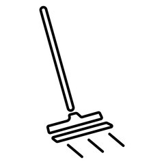 cleaning icon on white background, vector illustration.