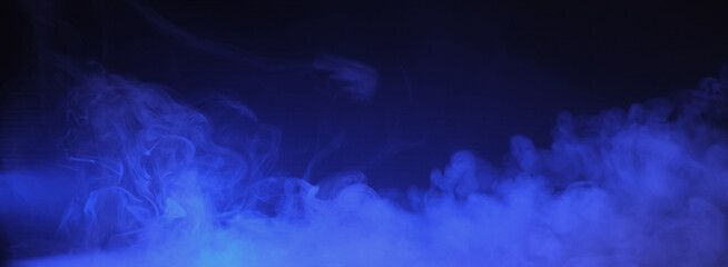 Fototapeta premium smoke on black background