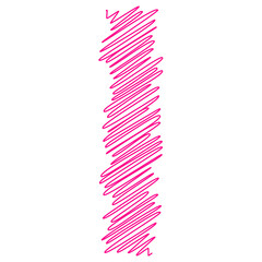 signs with the effect of a thread and a stroke children's text