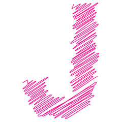 signs with the effect of a thread and a stroke children's text