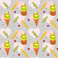 ice seamless pattern