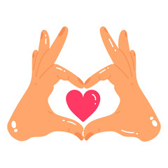 Obraz premium Love Gesture 