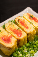 明太子入り厚焼き卵