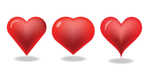 3d render of a red symbol on white background