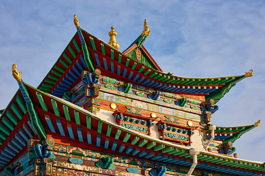 Buddhist pagoda in Ivolginsky datsan