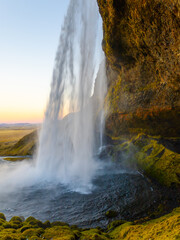 Fototapeta na wymiar Seljalandsfoss waterfall in Iceland